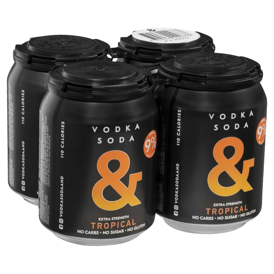 Ampersand Vodka Soda Tropical 9% 250ml - Image 3